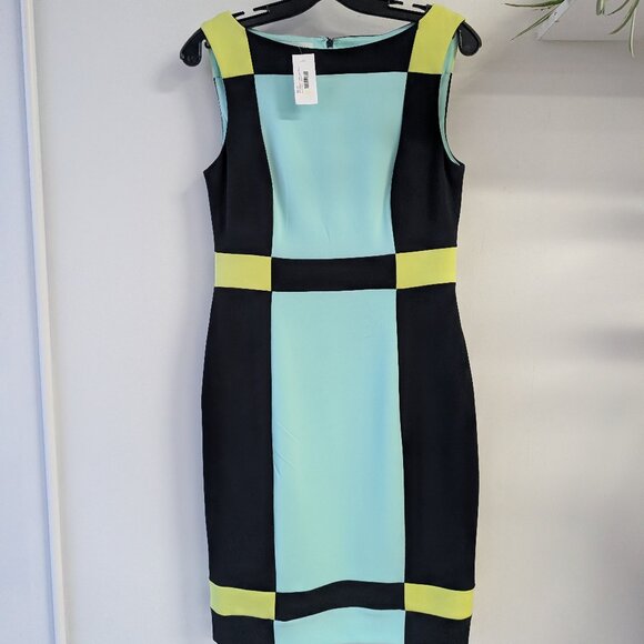 Maggy London Color Block Shealyh - Picture 1 of 3